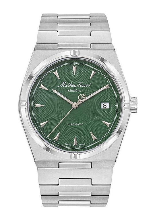 Mathey-Tissot Zeus Edelstahl Gr?nes Zifferblatt Automatik H118ATV Herrenuhr
