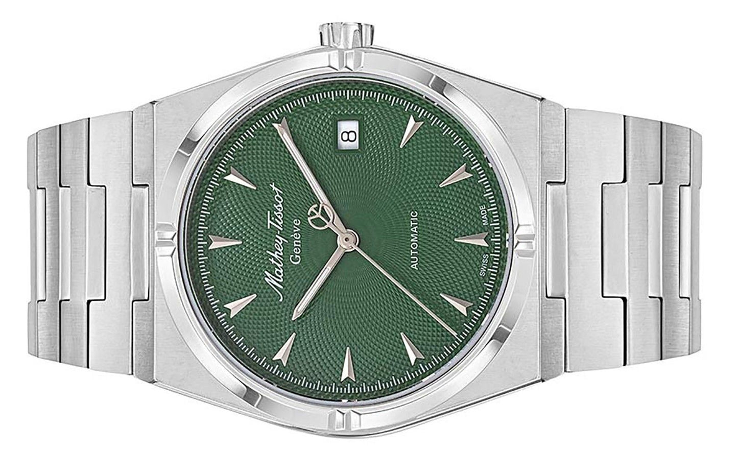Mathey-Tissot Zeus Edelstahl Gr?nes Zifferblatt Automatik H118ATV Herrenuhr