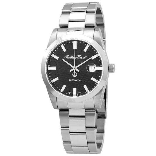 Mathey-Tissot Mathy I Edelstahl Graues Zifferblatt Automatik H1450ATAS Herrenuhr