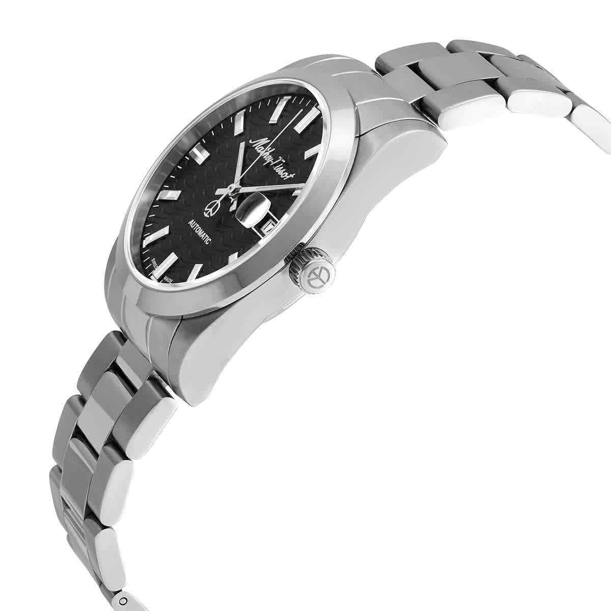 Mathey-Tissot Mathy I Edelstahl Graues Zifferblatt Automatik H1450ATAS Herrenuhr