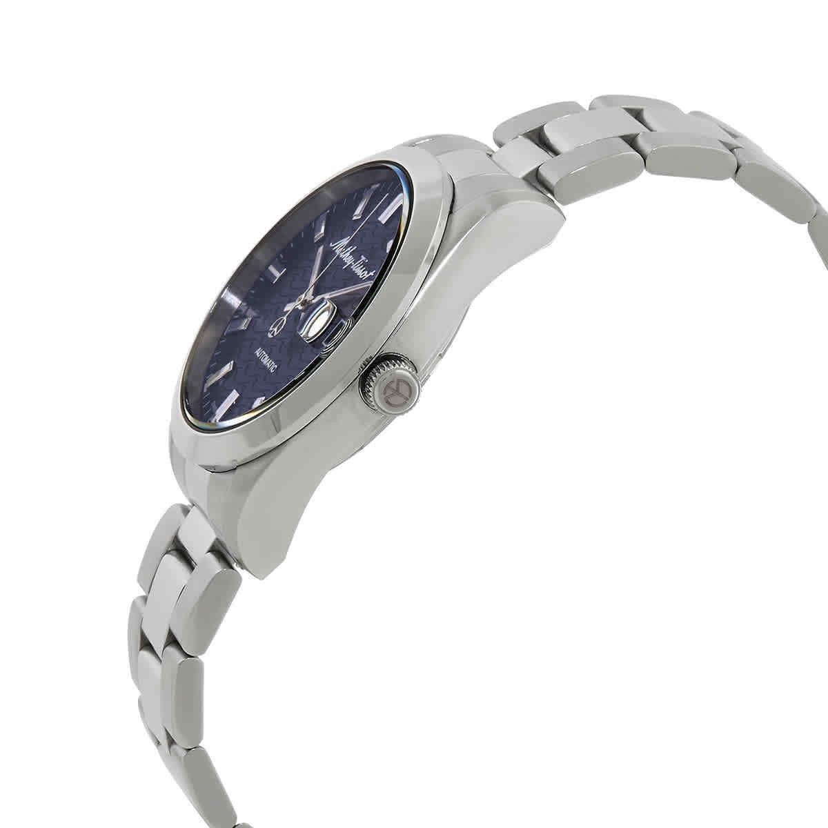 Mathey-Tissot Mathy I Edelstahl Blaues Zifferblatt Automatik H1450ATB Herrenuhr