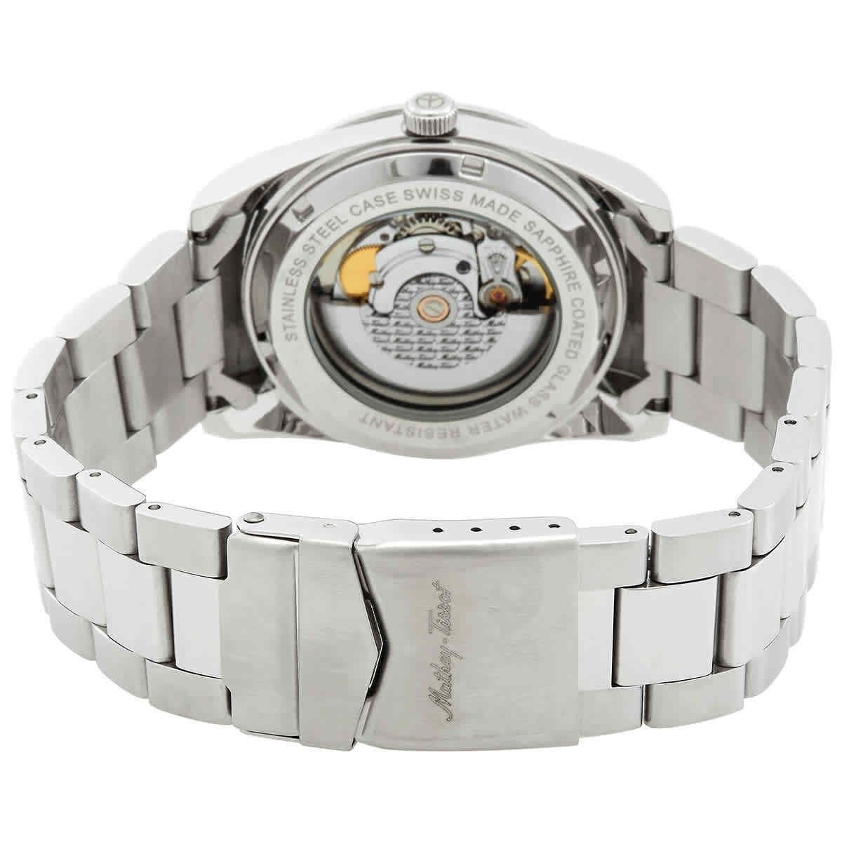 Mathey-Tissot Mathy I Edelstahl Blaues Zifferblatt Automatik H1450ATB Herrenuhr