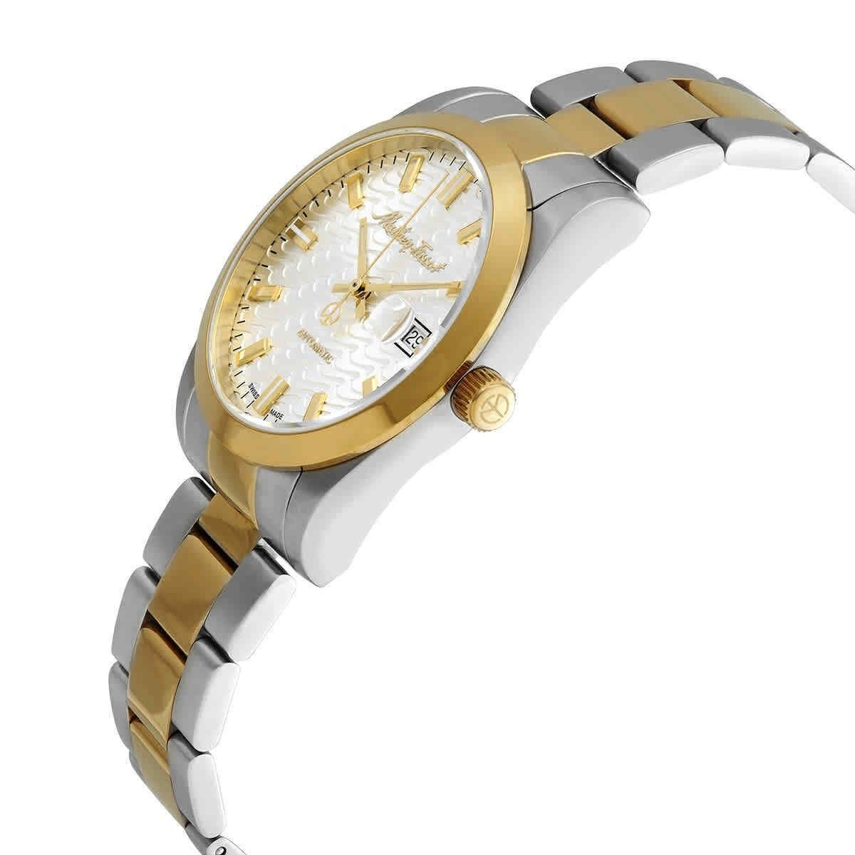 Mathey-Tissot Mathy I Two Tone Edelstahl White Dial Automatik H1450ATBI Herrenuhr