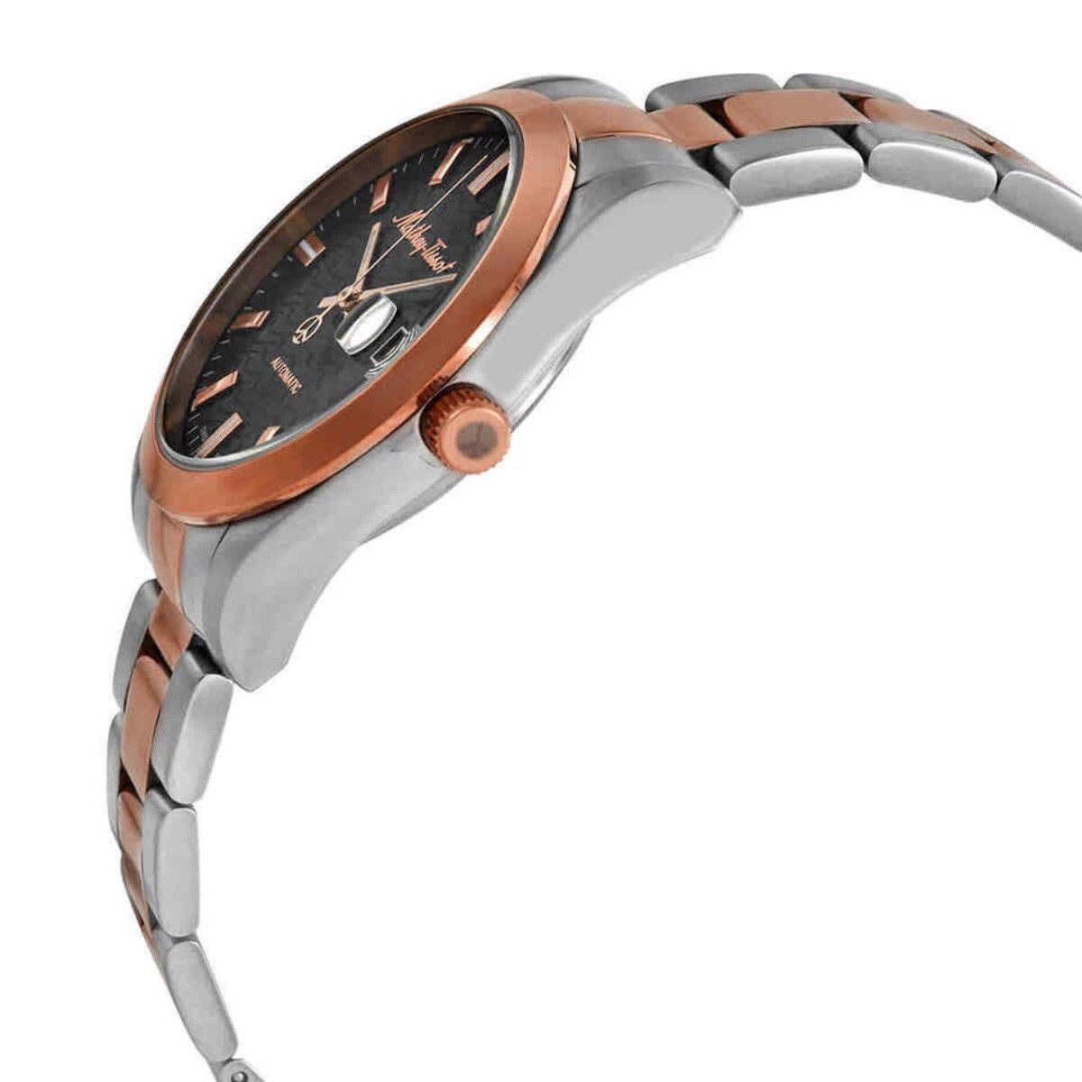 Mathey-Tissot Mathy I Two Tone Edelstahl Schwarzes Zifferblatt Automatik H1450ATRN Herrenuhr