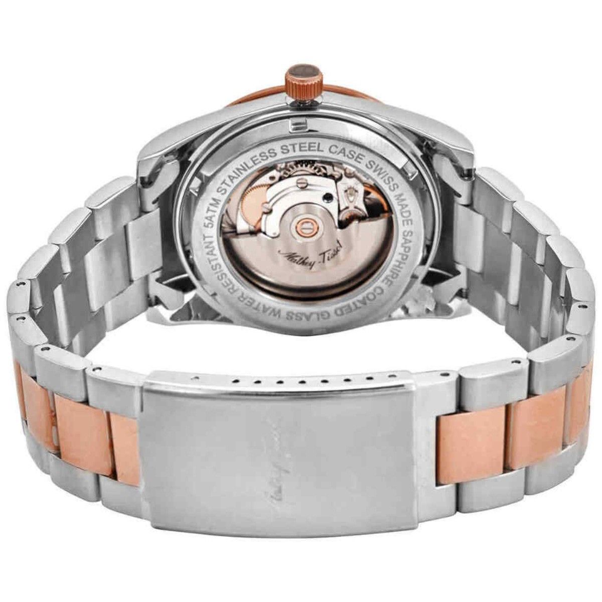 Mathey-Tissot Mathy I Two Tone Edelstahl Schwarzes Zifferblatt Automatik H1450ATRN Herrenuhr
