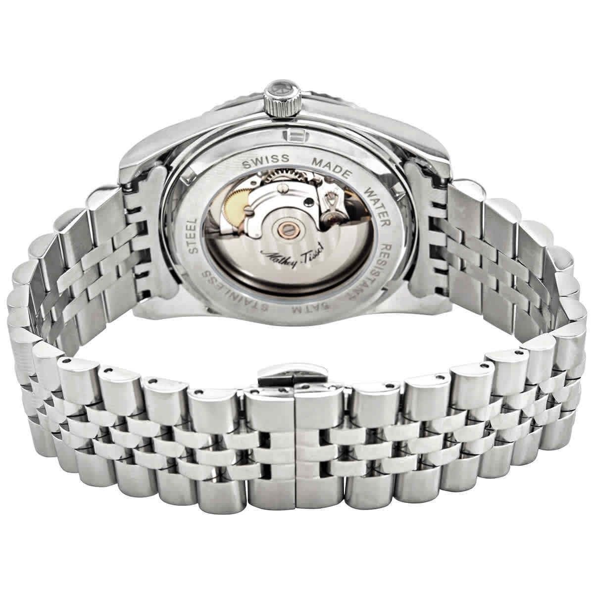 Mathey-Tissot Mathy III Automatik Edelstahl Graues Zifferblatt H1810ATAS Herrenuhr