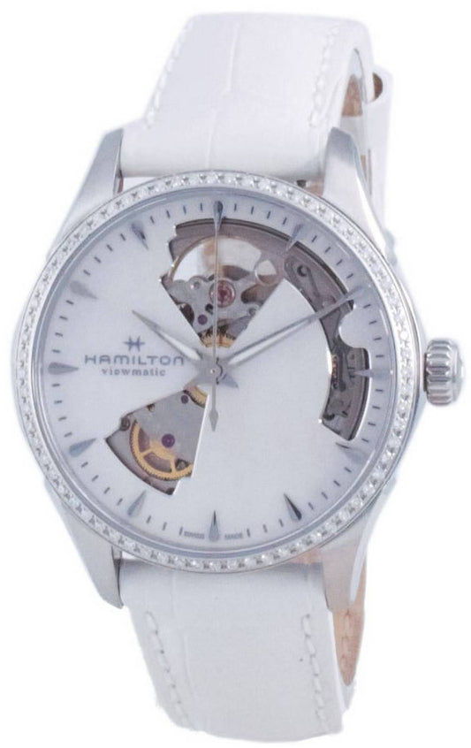 Hamilton Jazzmaster Open Heart Leather Automatik H32205890 Damenuhr