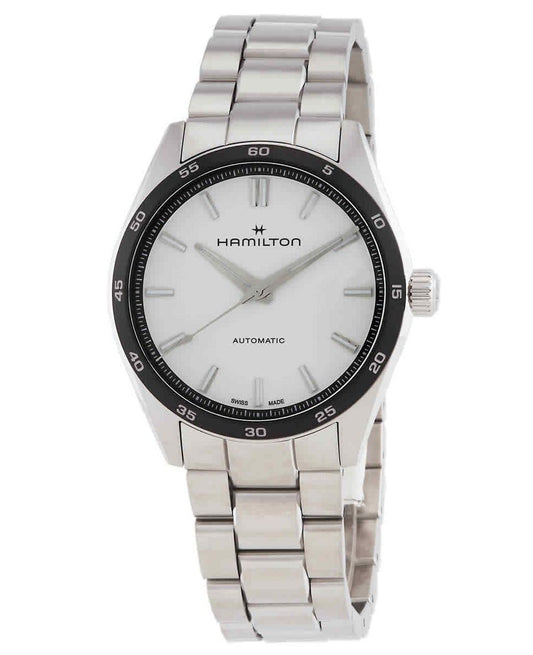 Hamilton Jazzmaster Performer Edelstahl White Dial Automatik H36205110 100M Herrenuhr