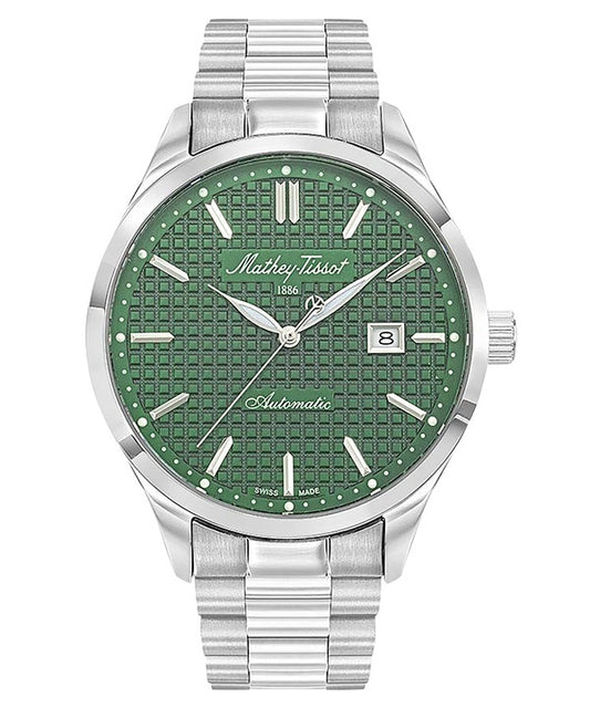 Mathey-Tissot Urban Edelstahl Gr?nes Zifferblatt Automatik H411ATAV Herrenuhr