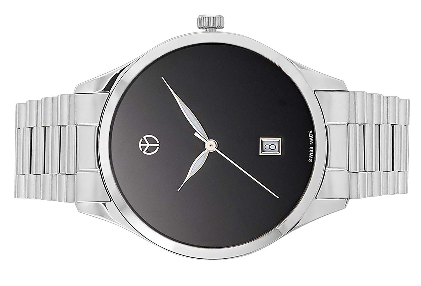 Mathey-Tissot Urban Metal Schwarzes Zifferblatt Quarz H411MNM Herrenuhr