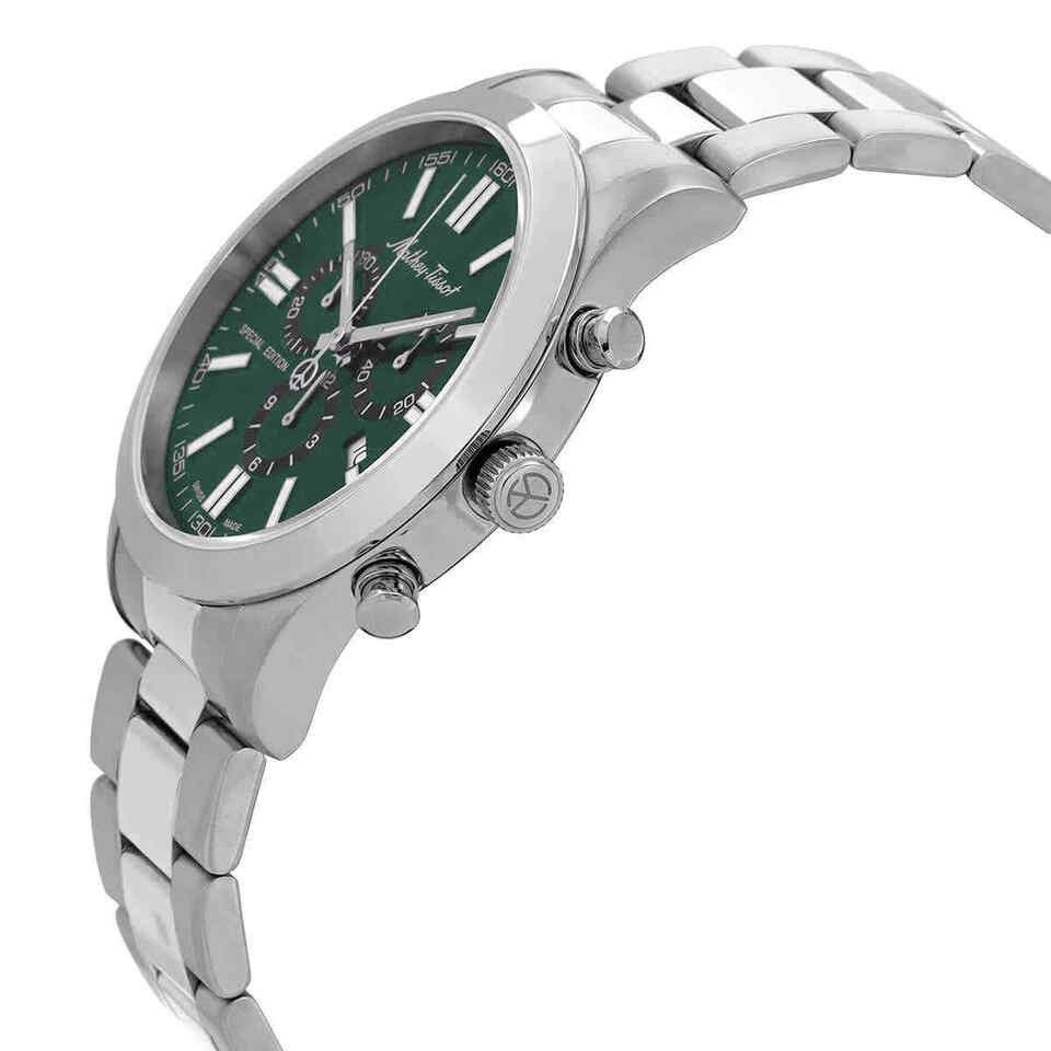 Mathey-Tissot Mathy I Jumbo Special Edition Chronograph Gr?nes Zifferblatt Quarz H455CHVE Herrenuhr