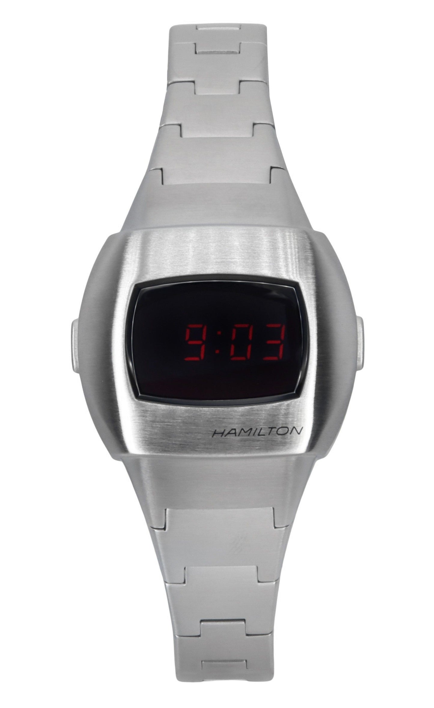 Hamilton American Classic PSR 74 Digital Edelstahl Quarz H52304130 100M Herrenuhr