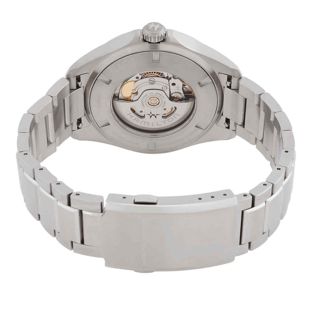 Hamilton Khaki Aviation Pilot Edelstahl Blaues Zifferblatt Automatik H64635140 100M Herrenuhr