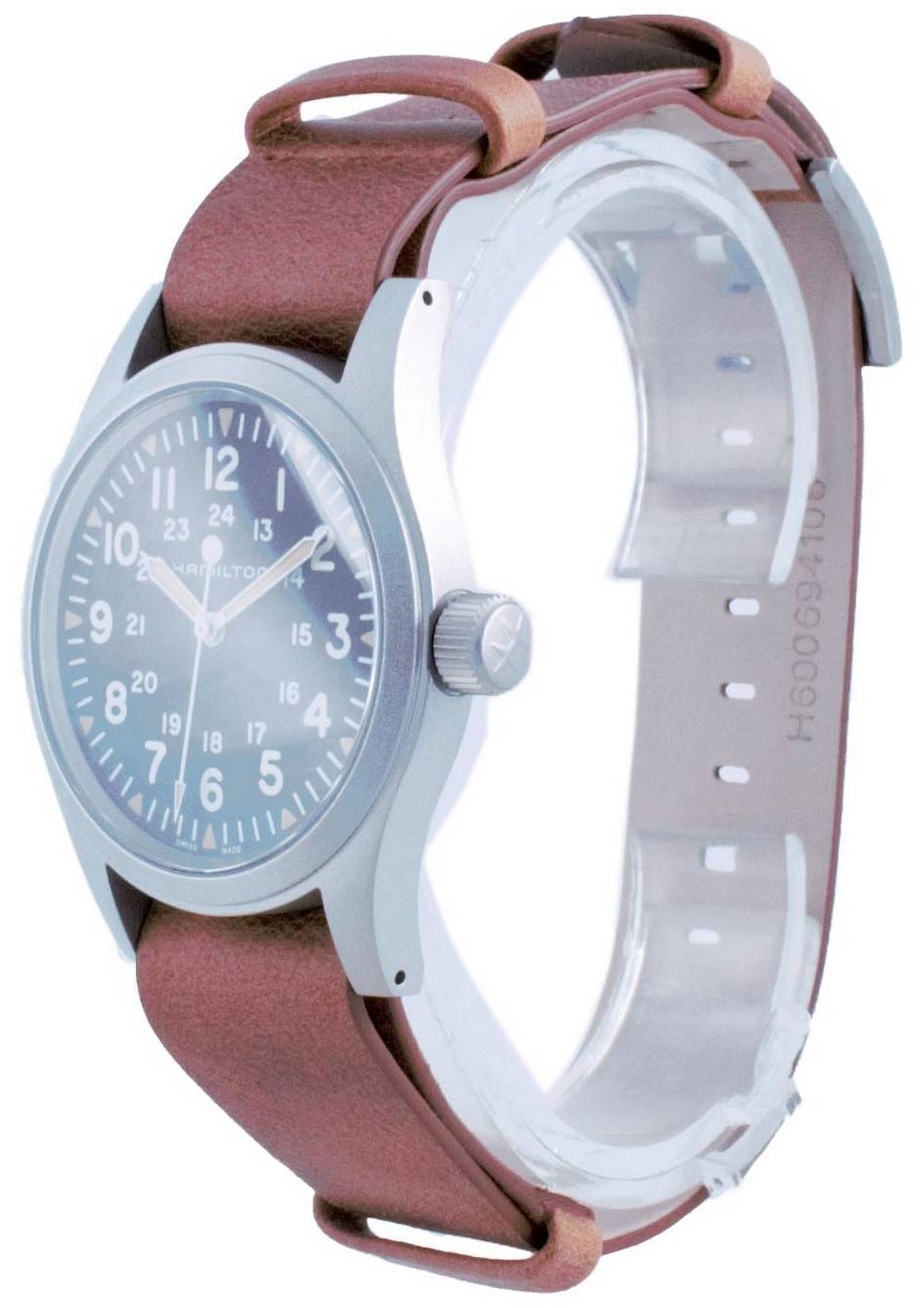 Hamilton Khaki Field Schwarzes Zifferblatt Mechanisch H69439531 Herrenuhr