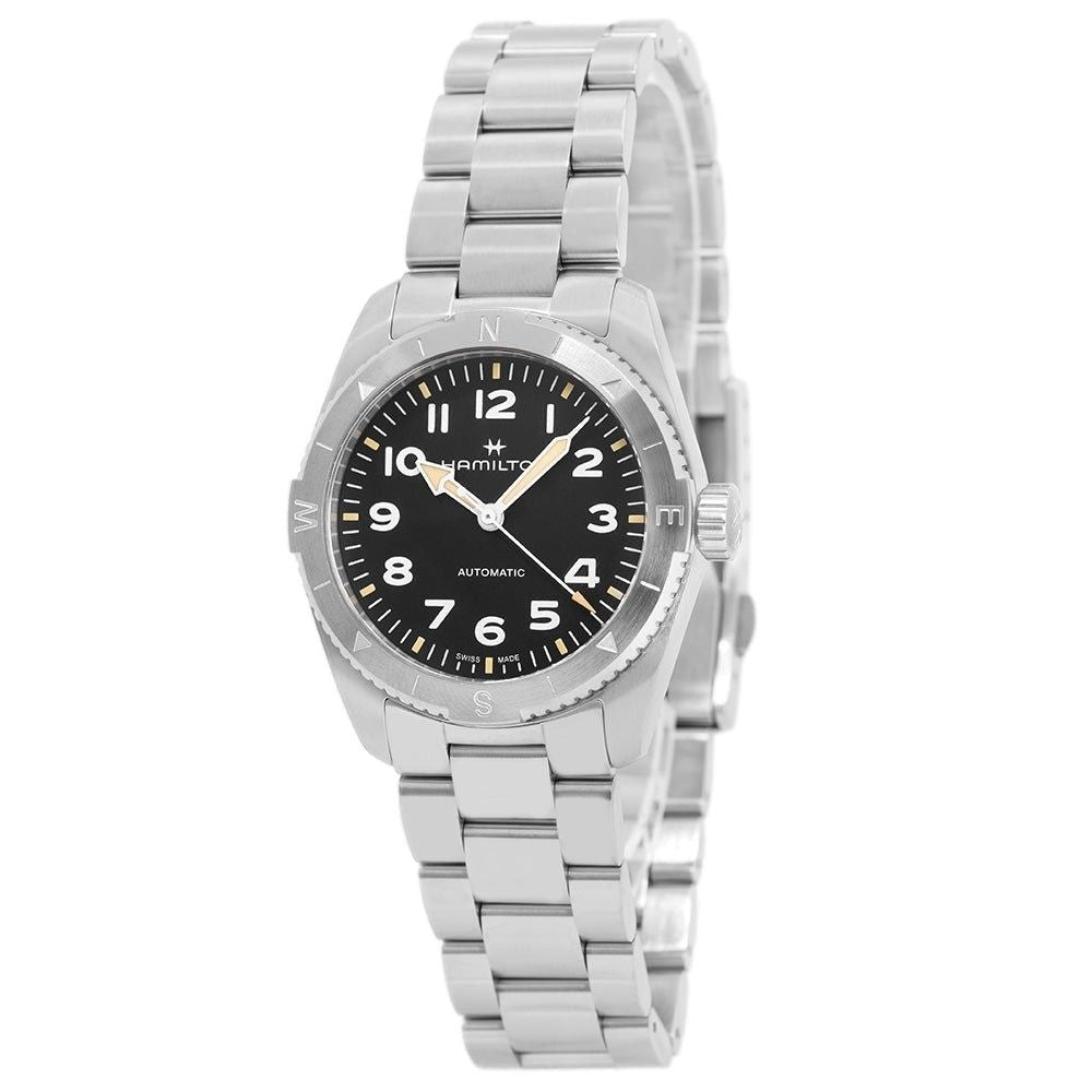 Hamilton Khaki Field Expedition Edelstahl Schwarzes Zifferblatt Automatik H70225130 100M Herrenuhr