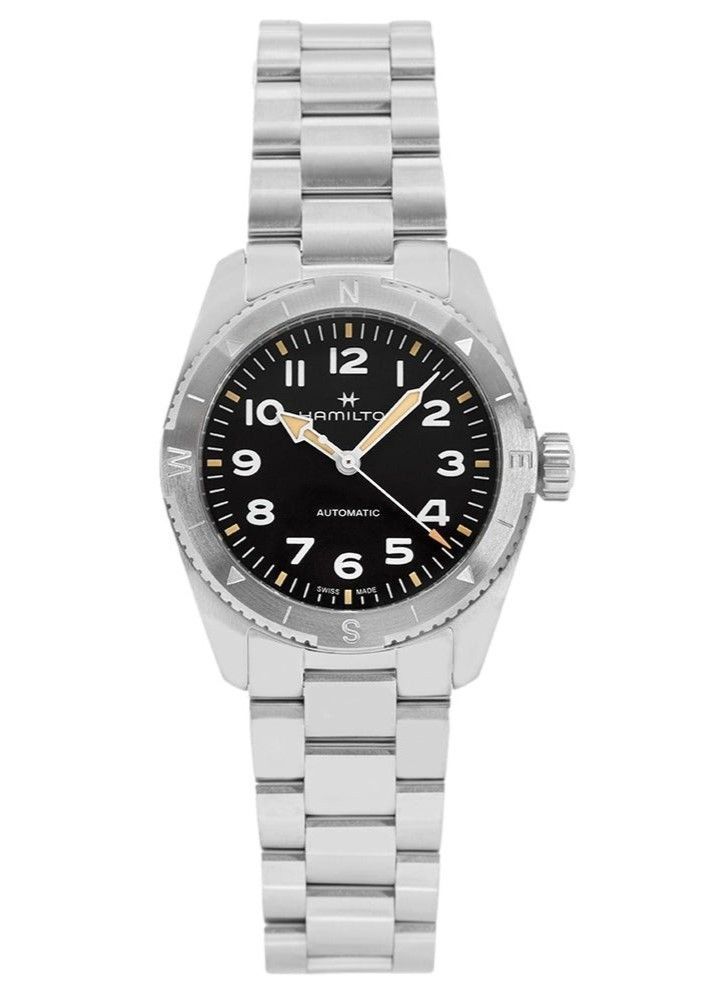 Hamilton Khaki Field Expedition Edelstahl Schwarzes Zifferblatt Automatik H70225130 100M Herrenuhr