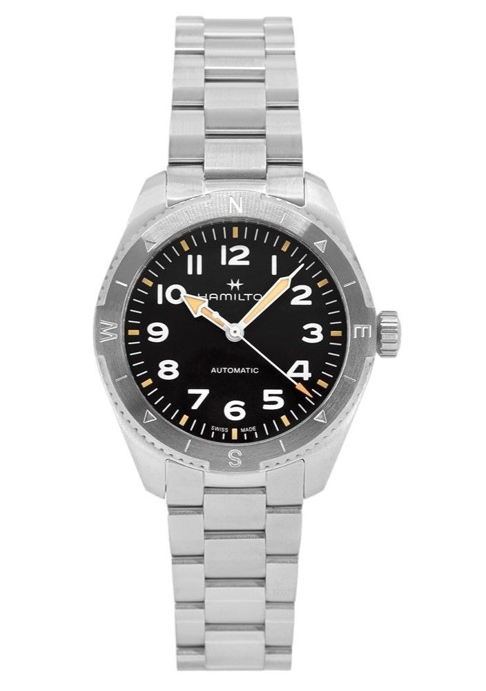 Hamilton Khaki Field Expedition Edelstahl Schwarzes Zifferblatt Automatik H70315130 100M Herrenuhr