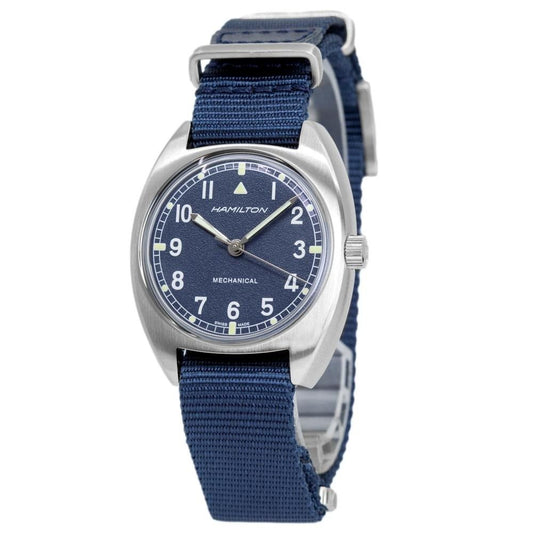 Hamilton Khaki Aviation Pilot Pioneer Blaues Zifferblatt Mechanisch H76419941 100M Herrenuhr