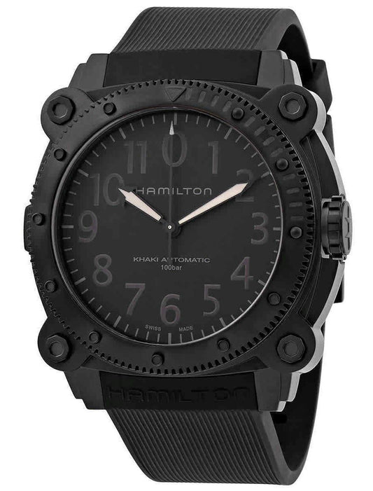 Hamilton Khaki Navy Belowzero Automatik Taucher Titanium H78505330 1000M Herrenuhr
