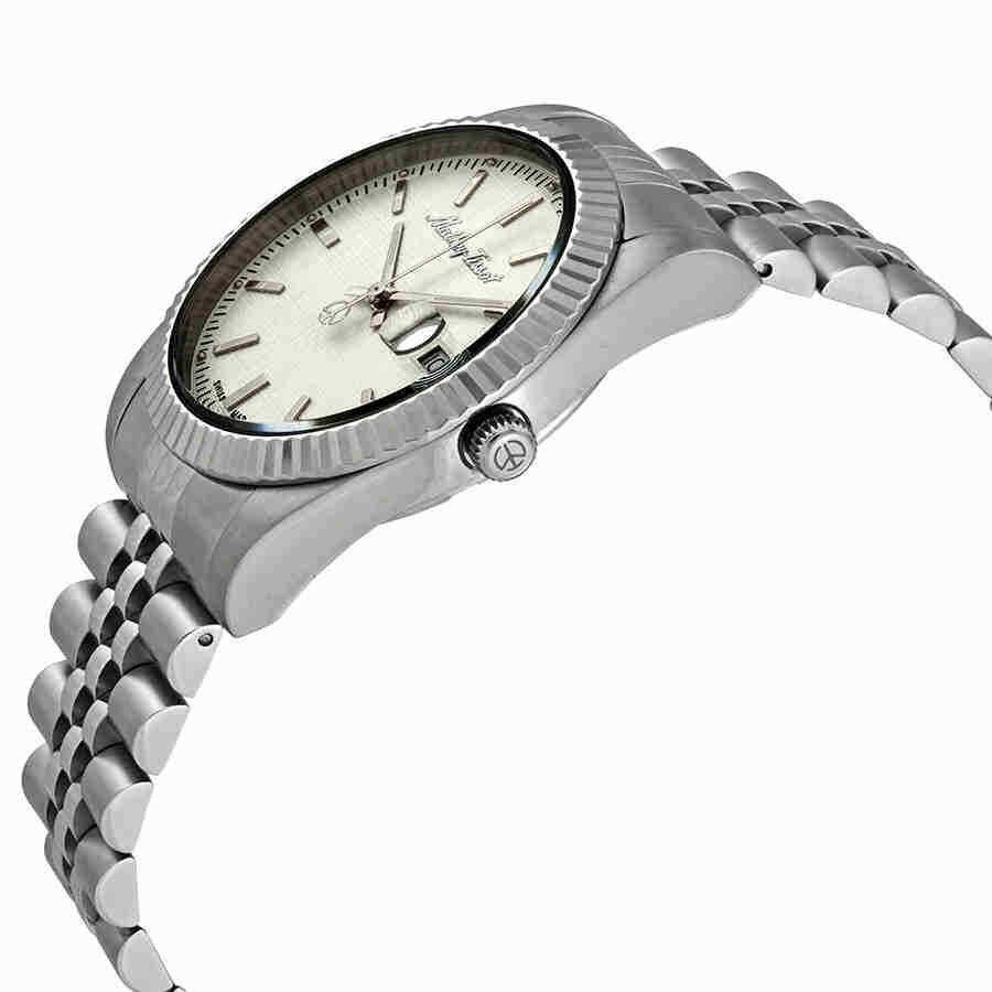 Mathey-Tissot Mathy III Edelstahl Silberfarbenes Zifferblatt Quarz H810AI Herrenuhr