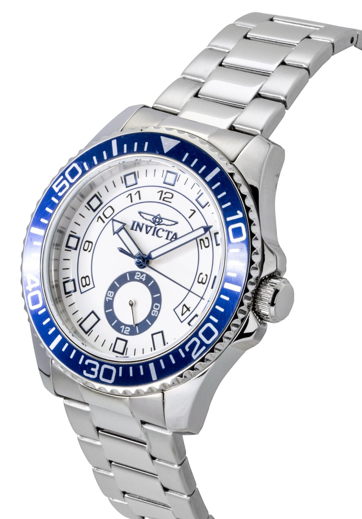 Invicta Pro Diver Edelstahl White Dial Quarz 47124 Herrenuhr