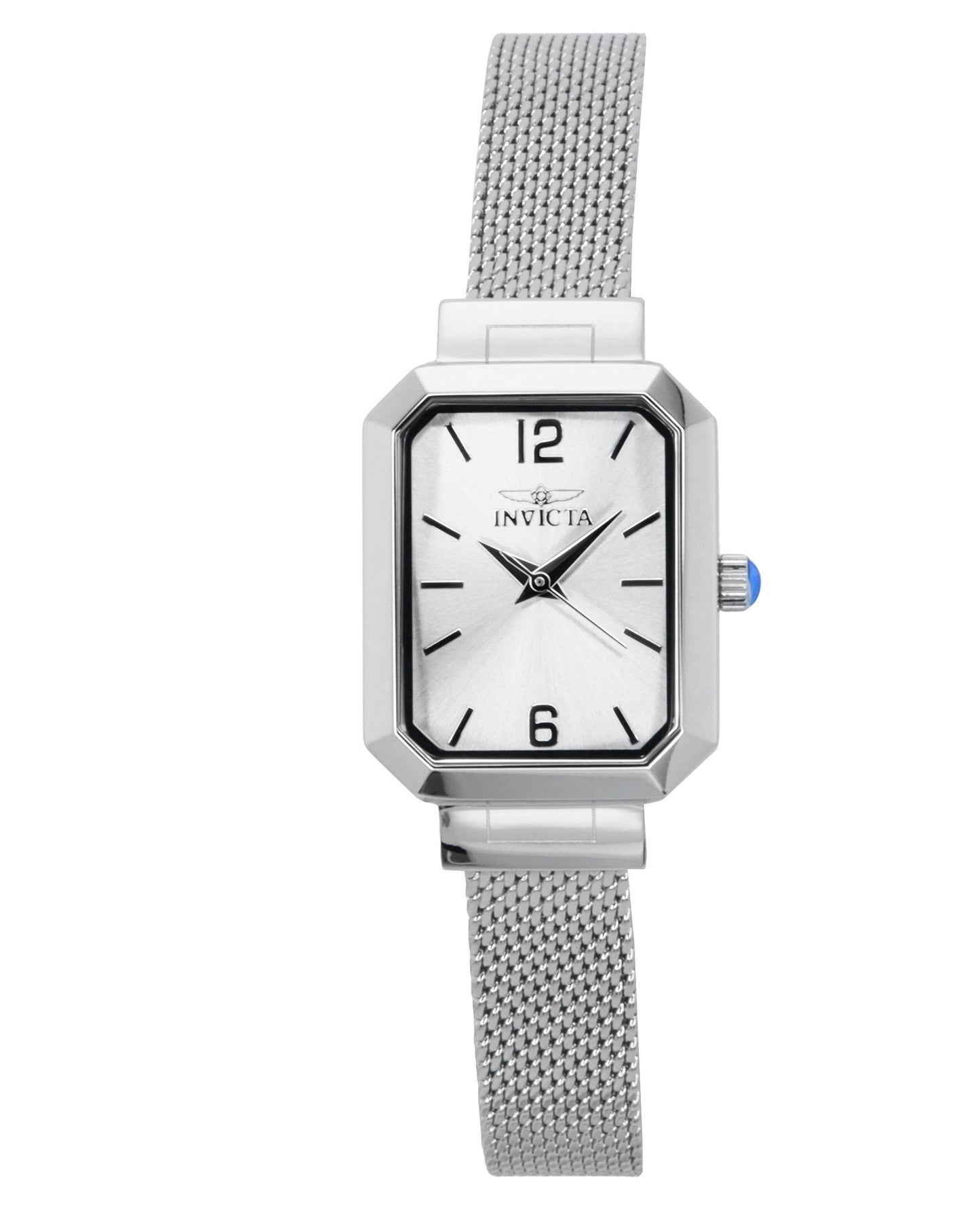 Invicta Angel Edelstahl Silberfarbenes Zifferblatt Quarz 48150 Damenuhr