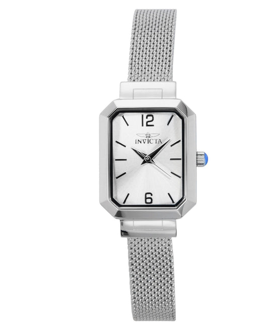Invicta Angel Edelstahl Silberfarbenes Zifferblatt Quarz 48150 Damenuhr
