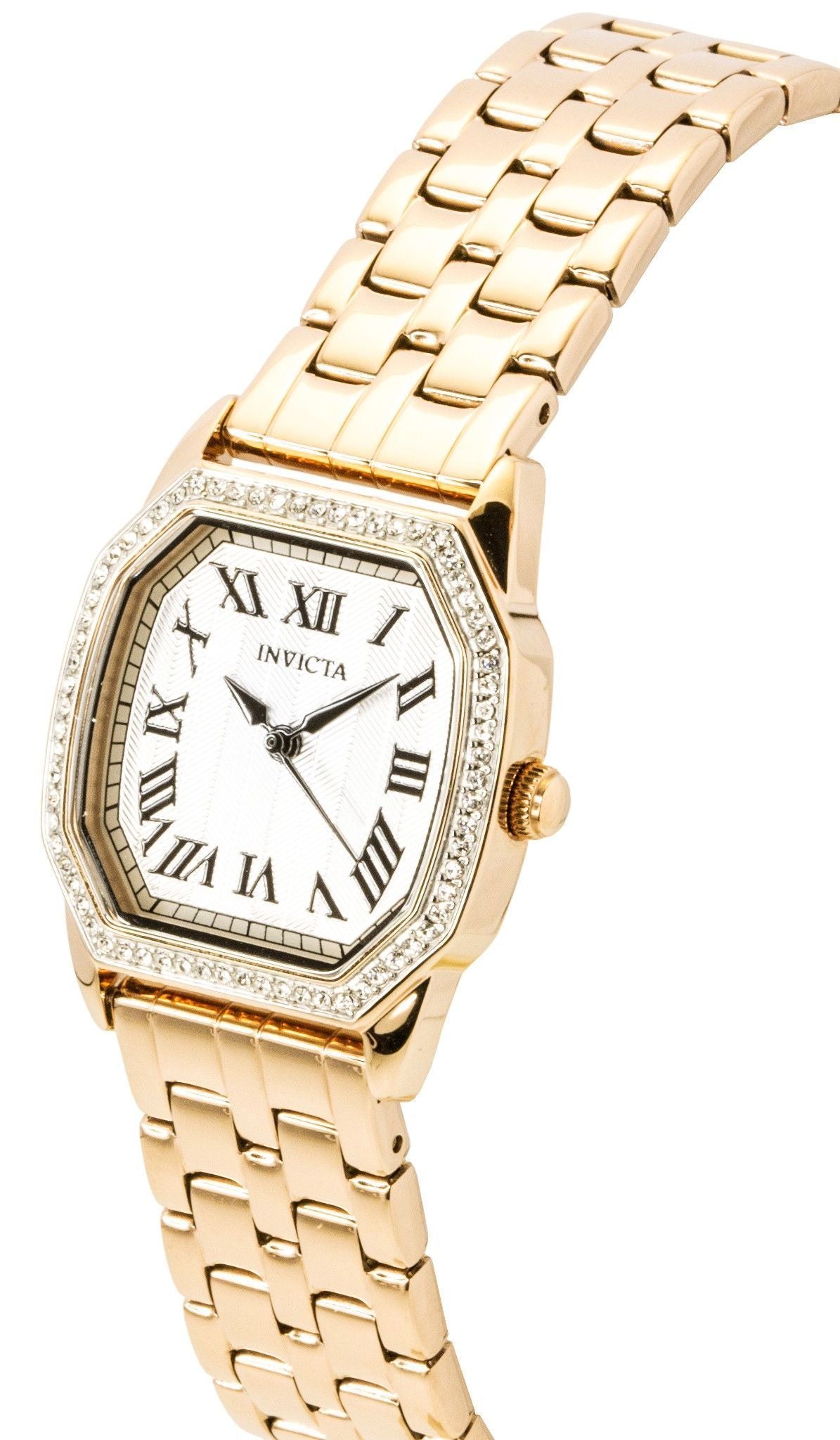 Invicta Wildflower Rose Goldfarben Edelstahl Silberfarbenes Zifferblatt Quarz 49039 Damenuhr