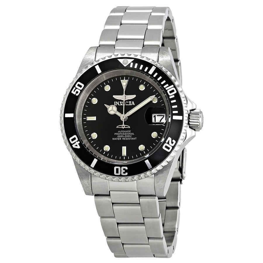 Invicta Automatik Pro Diver 200M Schwarzes Zifferblatt 8926OB Herrenuhr