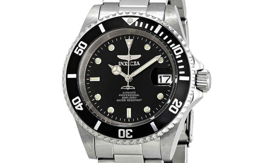 Invicta Automatik Pro Diver 200M Schwarzes Zifferblatt 8926OB Herrenuhr