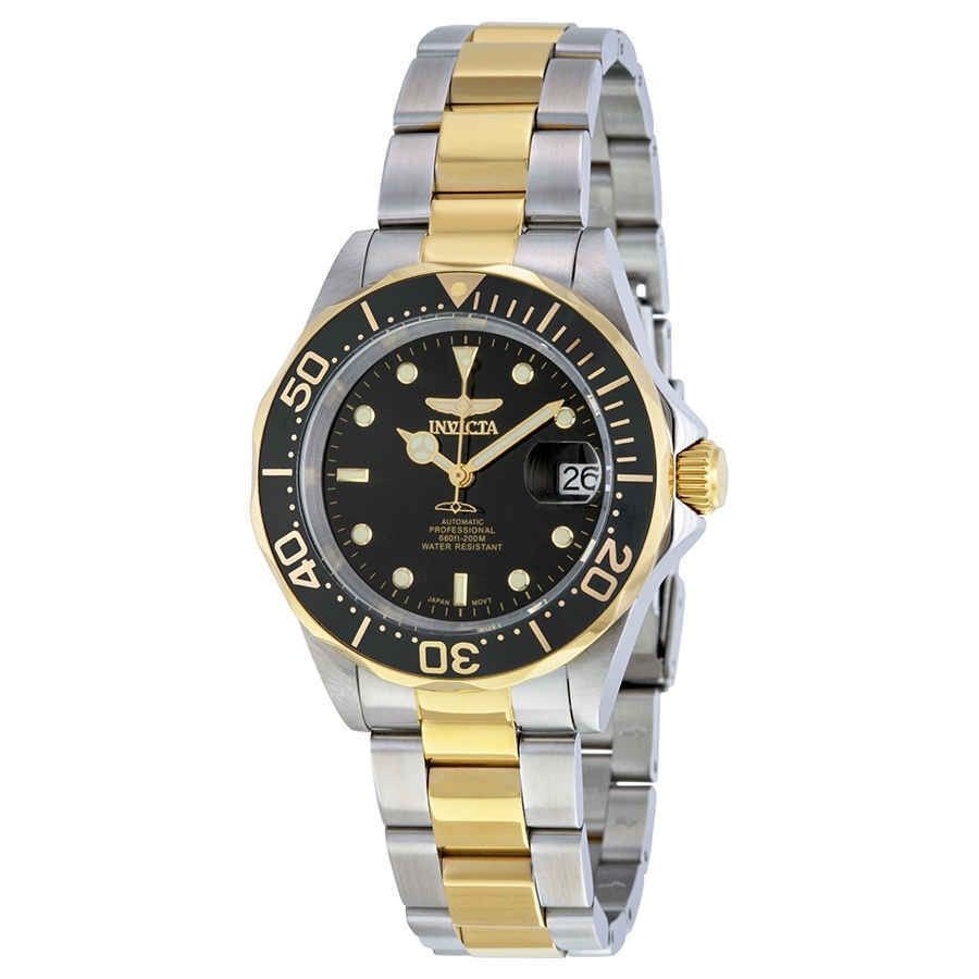 Invicta Pro Diver Automatik Schwarzes Zifferblatt 8927 Herrenuhr