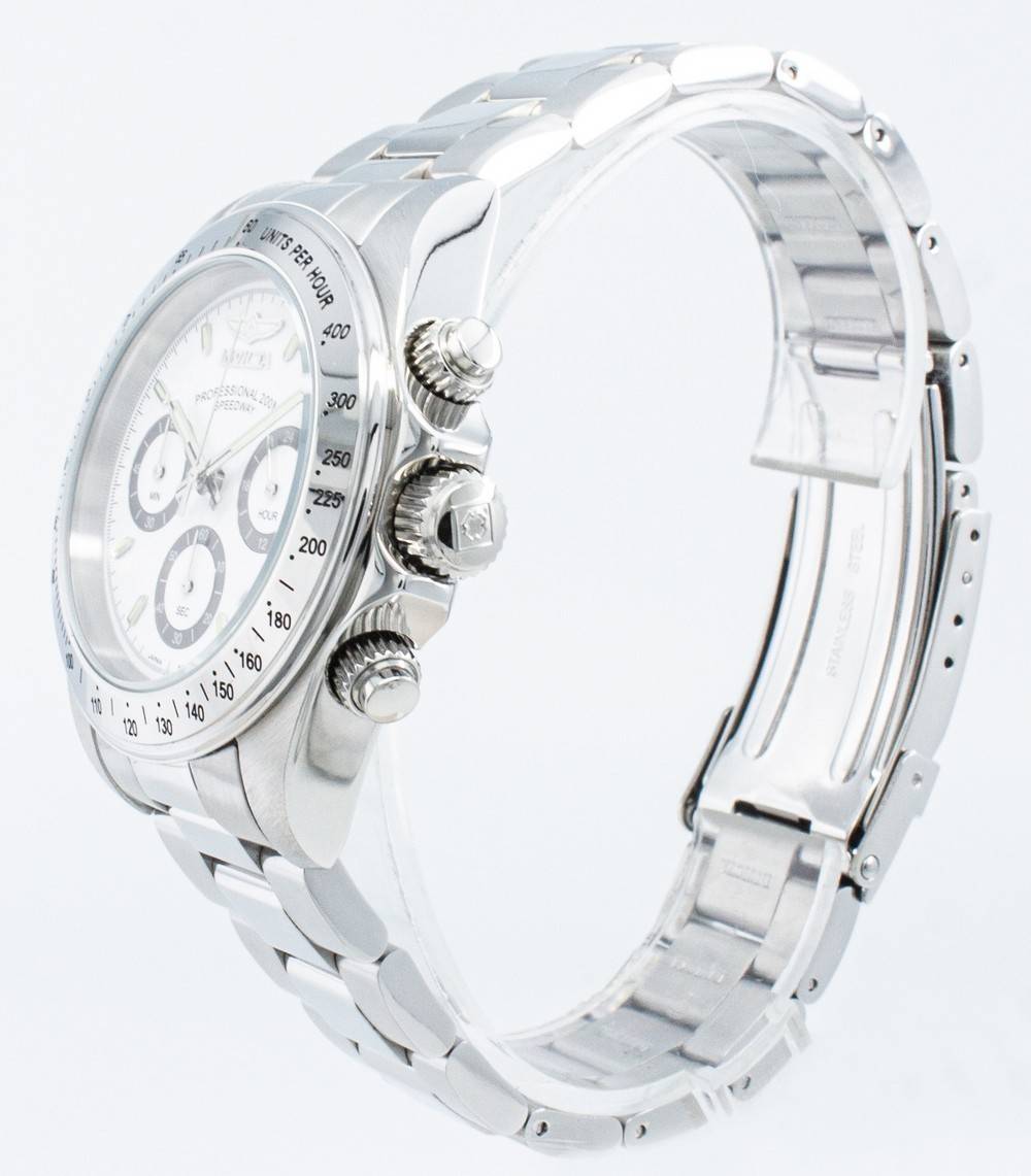Invicta Speedway 200M Chronograph White Dial 9211 Herrenuhr