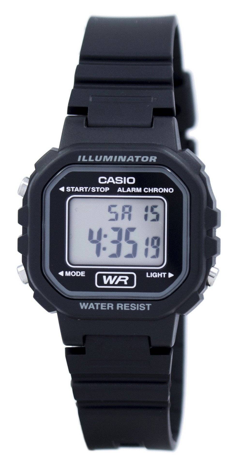 Casio Digital Quarz Alarm Chrono Illuminator LA-20WH-1ADF LA20WH-1ADF Damenuhr
