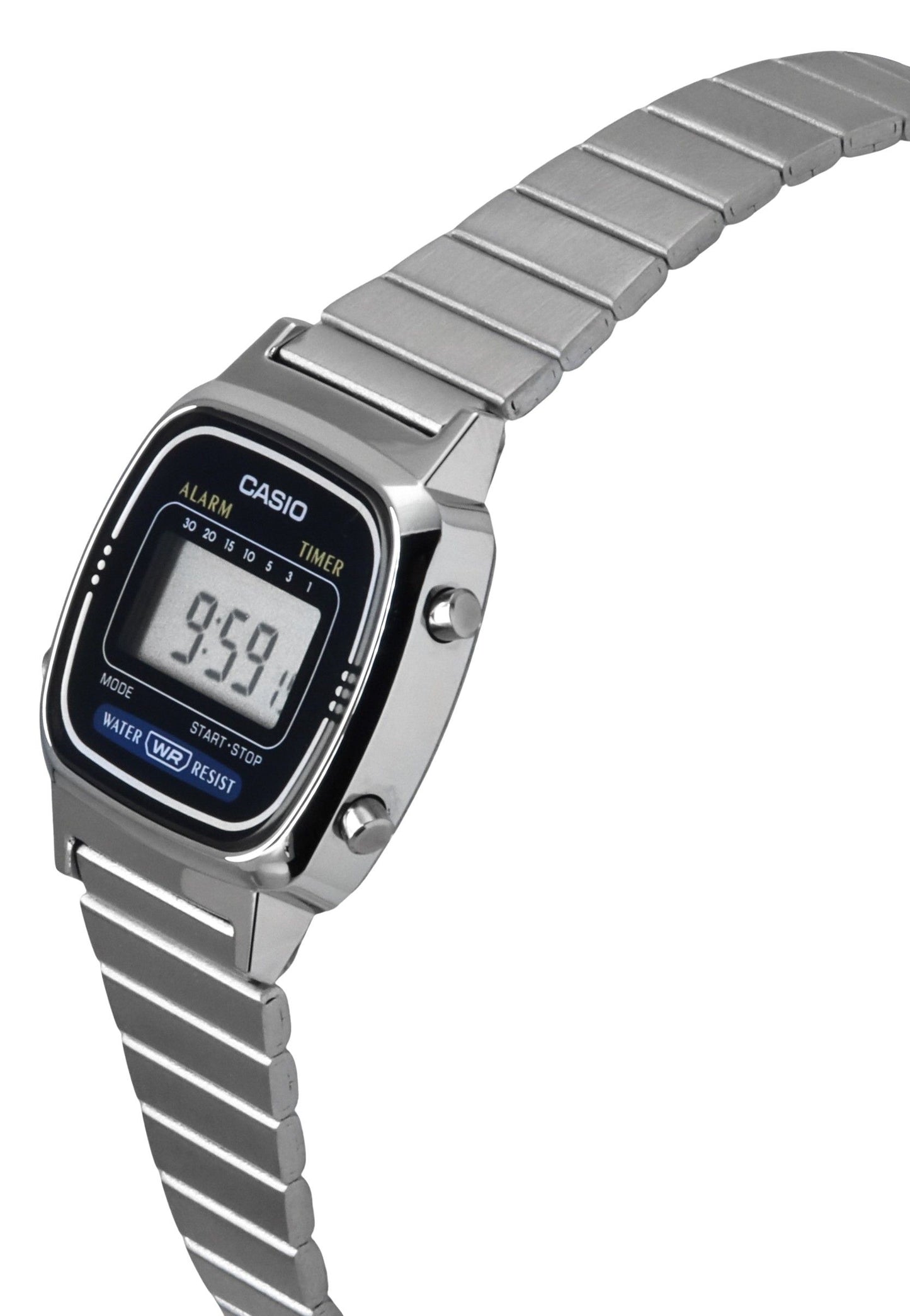 Casio Digital Classic Alarm Timer LA670WA-1DF LA670WA-1 Damenuhr