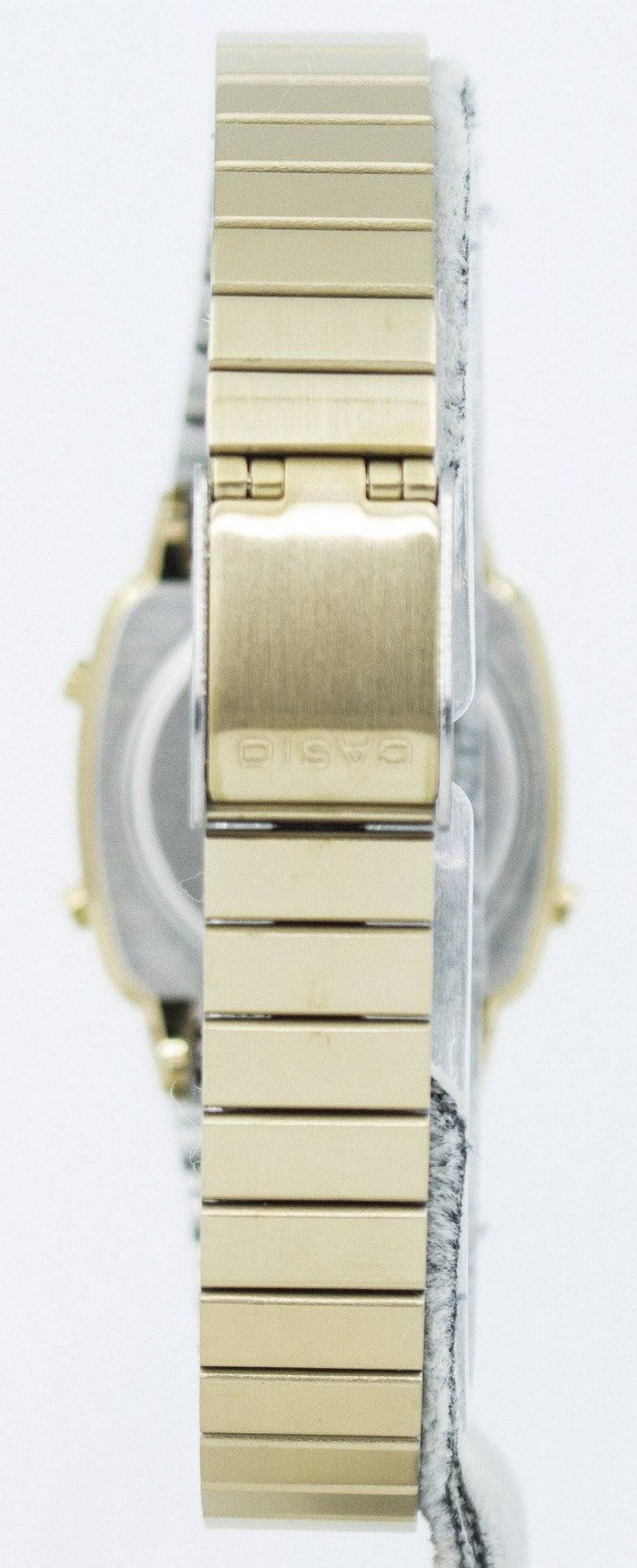Casio Digital Edelstahl Alarm Timer LA670WGA-9DF LA670WGA-9 Damenuhr