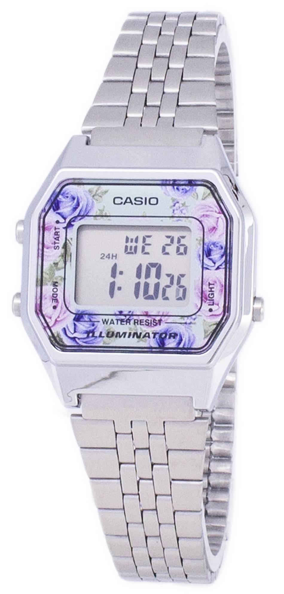 Casio Youth Vintage Illuminator Quarz Digital LA680WA-2C Damenuhr