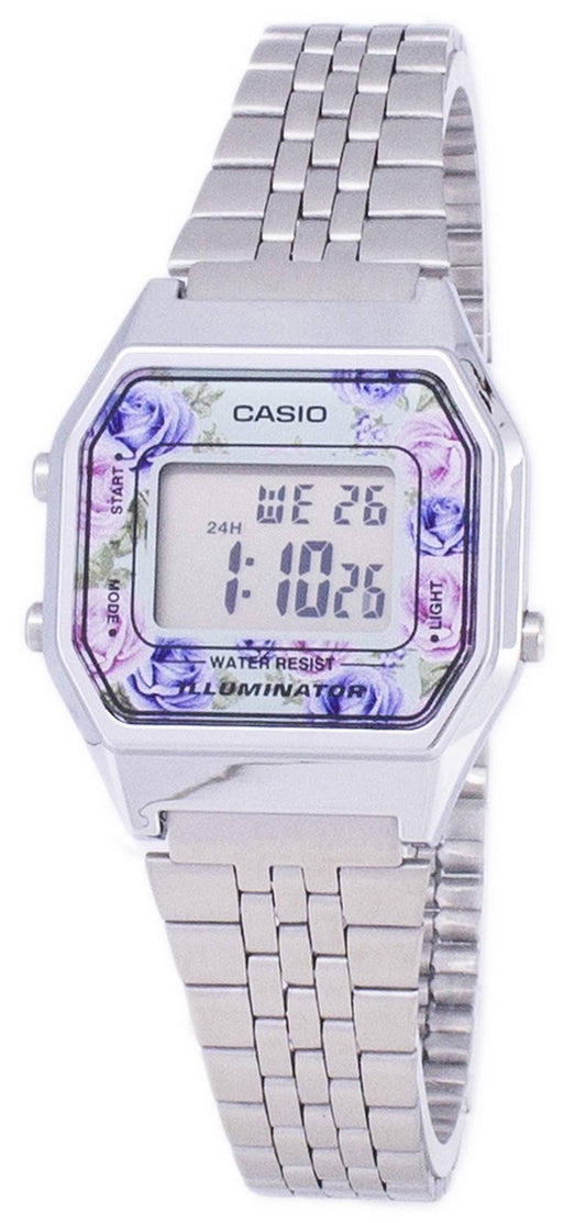 Casio Youth Vintage Illuminator Quarz Digital LA680WA-2C Damenuhr