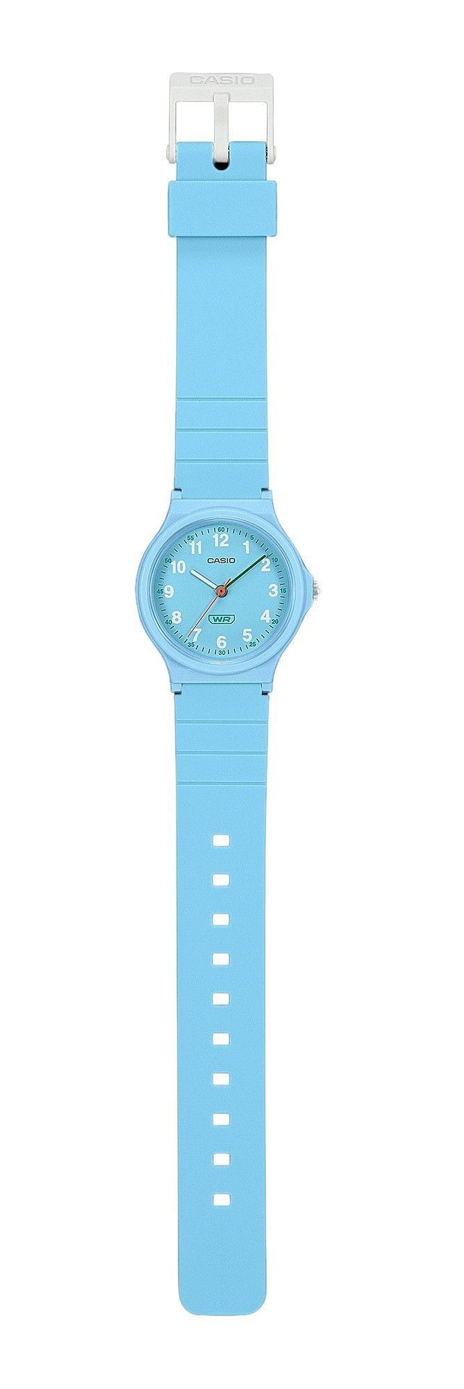 Casio Pop Analog Blue Bio Based Resin Strap Blaues Zifferblatt Quarz LQ-24B-2B Damenuhr