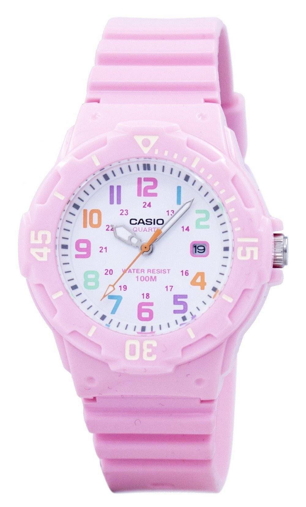 Casio Pink Resin Strap LRW-200H-4B2VDF LRW200H-4B2VDF Damenuhr