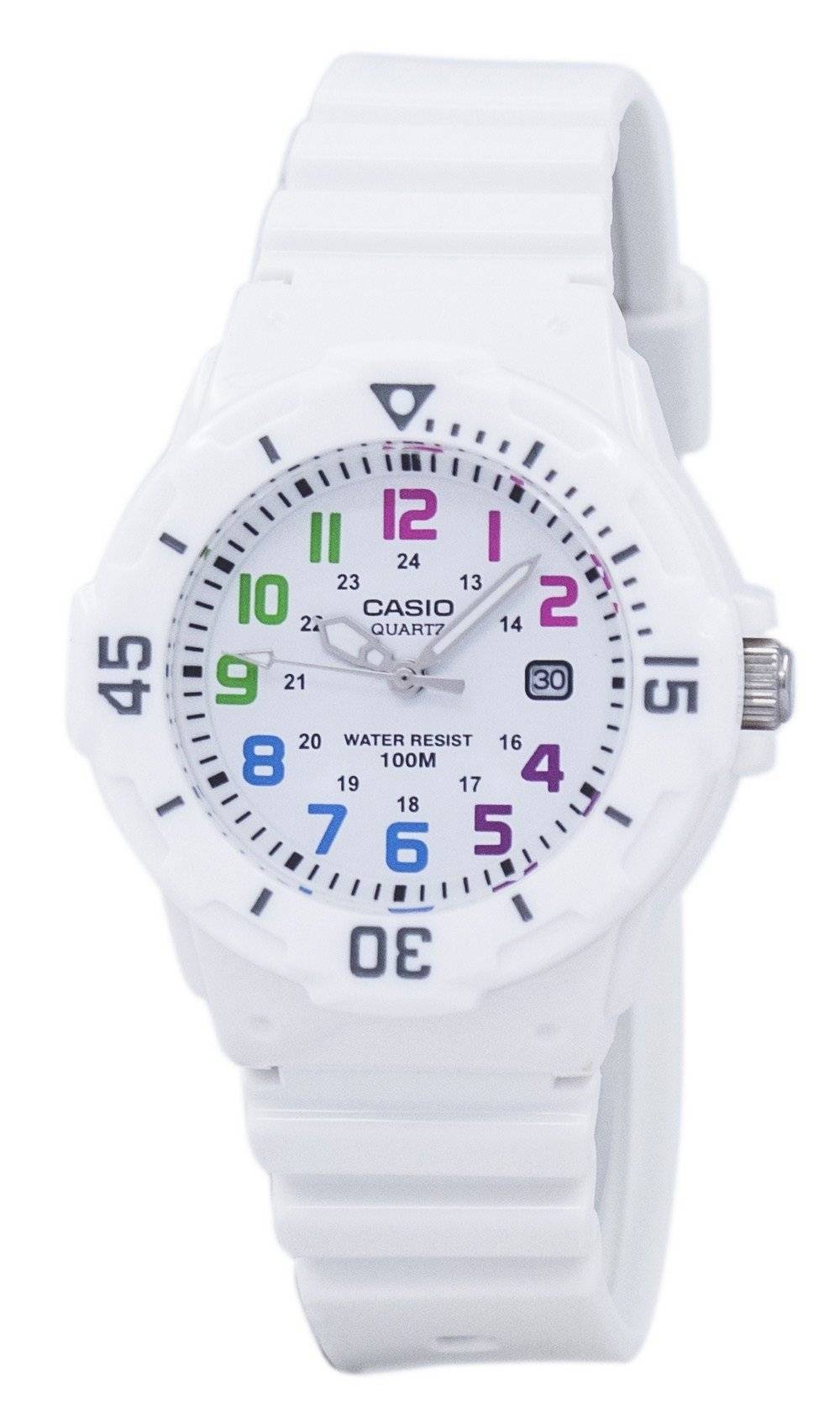 Casio Enticer Analog White Dial LRW-200H-7BVDF LRW200H-7BVDF Damenuhr