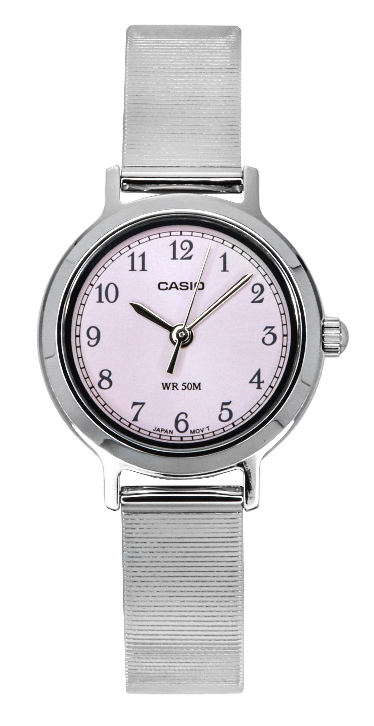 Casio Standard Analog Edelstahl Pink Dial Quarz LTP-B170D-4BV Damenuhr