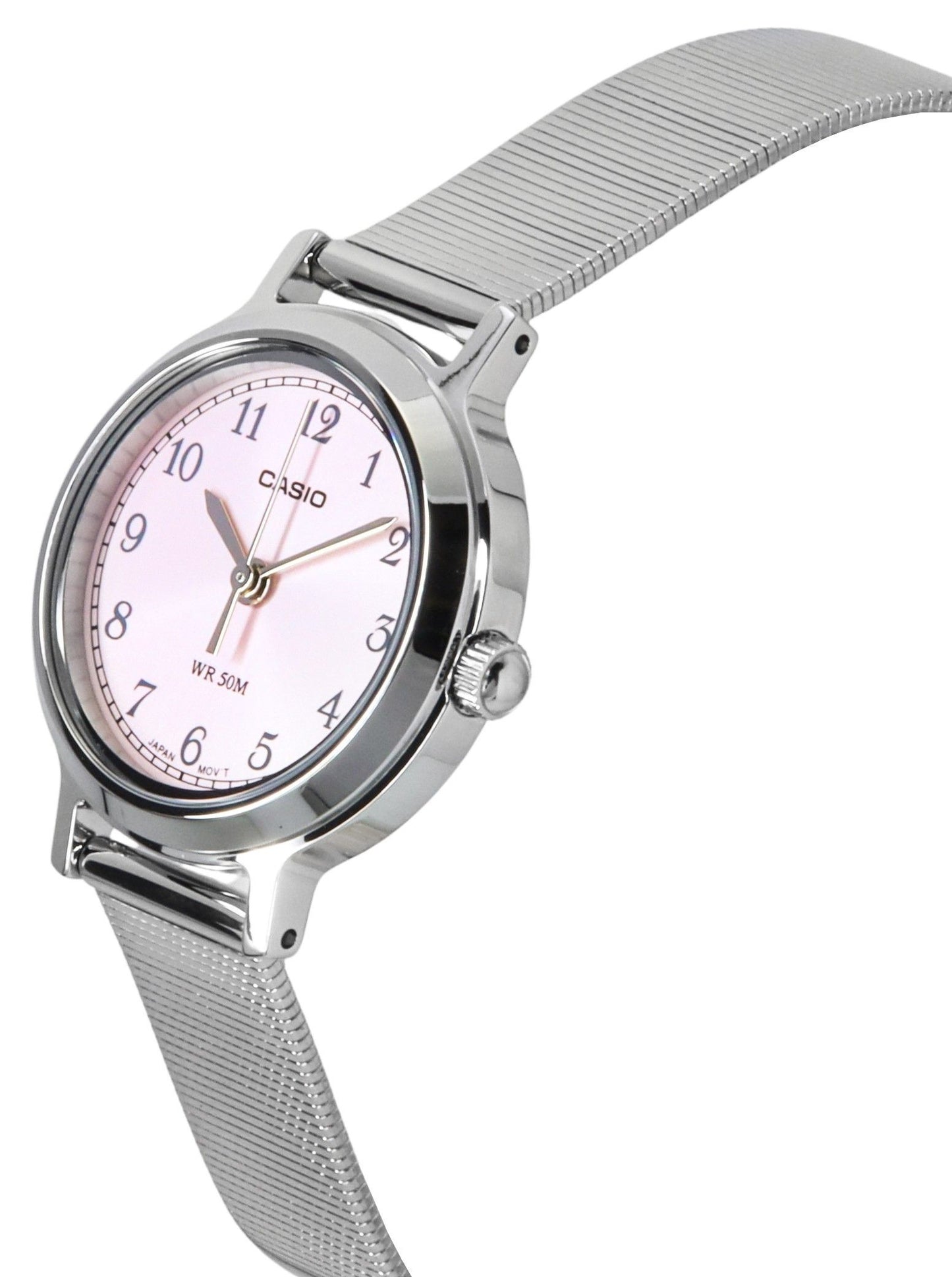 Casio Standard Analog Edelstahl Pink Dial Quarz LTP-B170D-4BV Damenuhr