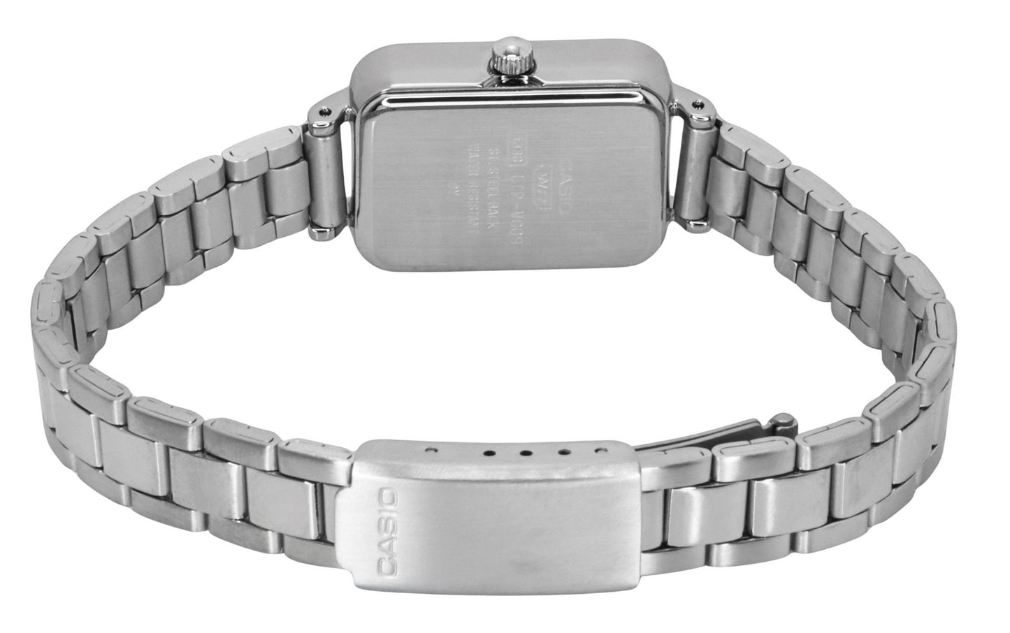 Casio Standard Analog Edelstahl Light Blaues Zifferblatt Quarz LTP-V009D-2E Damenuhr