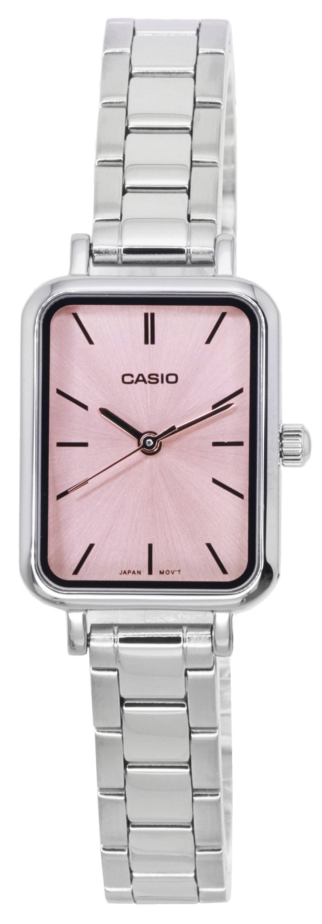 Casio Analog Pink Dial Quarz LTP-V009D-4E LTPV009D-4E Damenuhr