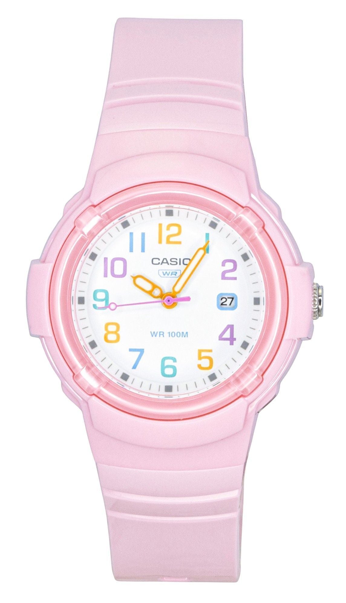 Casio Analog Bio-Based Resin Strap White Dial Quarz LX-800H-4AV 100M Damenuhr