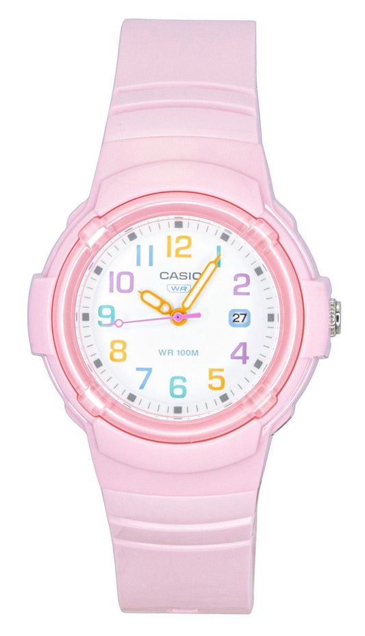 Casio Analog Bio-Based Resin Strap White Dial Quarz LX-800H-4AV 100M Damenuhr