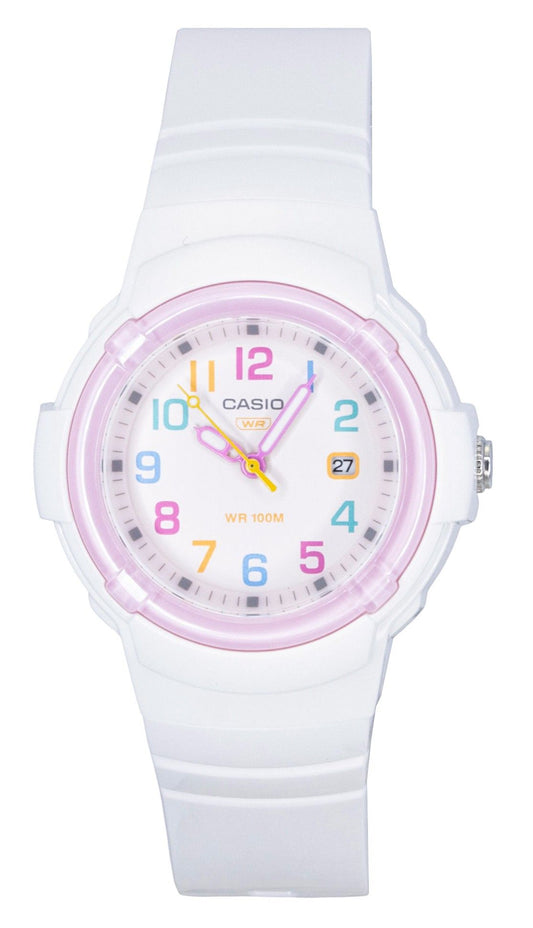 Casio Analog Bio-Based Resin Strap White Dial Quarz LX-800H-7A1V 100M Damenuhr