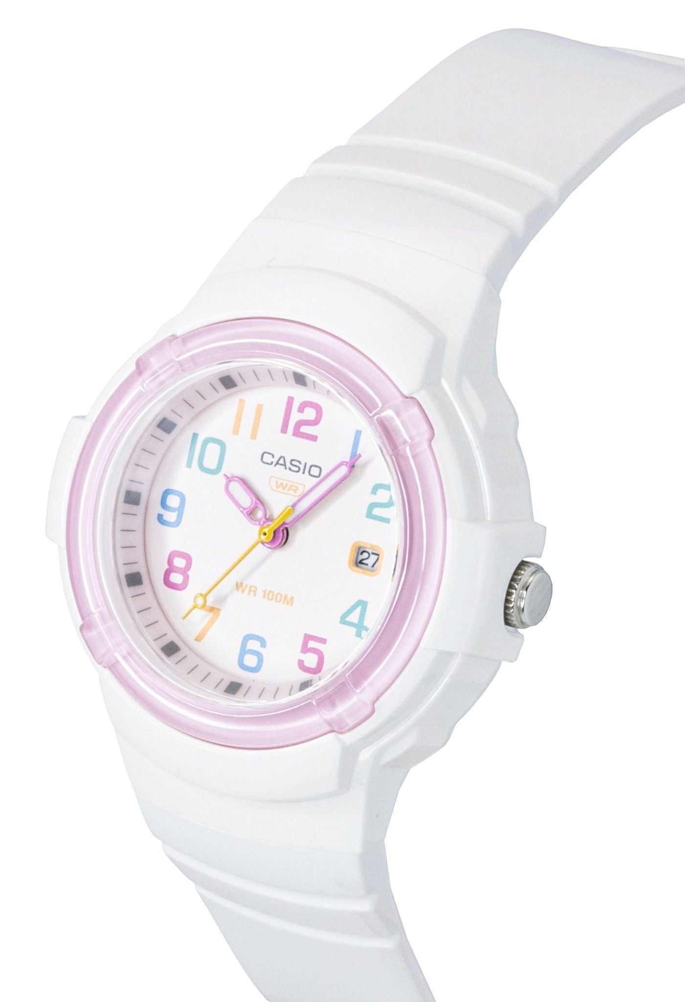 Casio Analog Bio-Based Resin Strap White Dial Quarz LX-800H-7A1V 100M Damenuhr