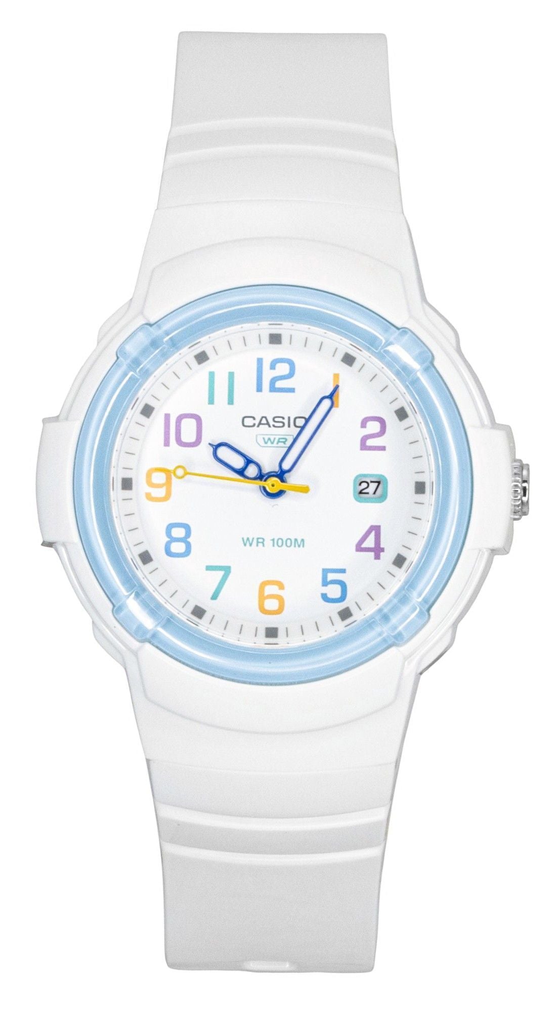 Casio Analog Bio-Based Resin Strap White Dial Quarz LX-800H-7A2V 100M Damenuhr