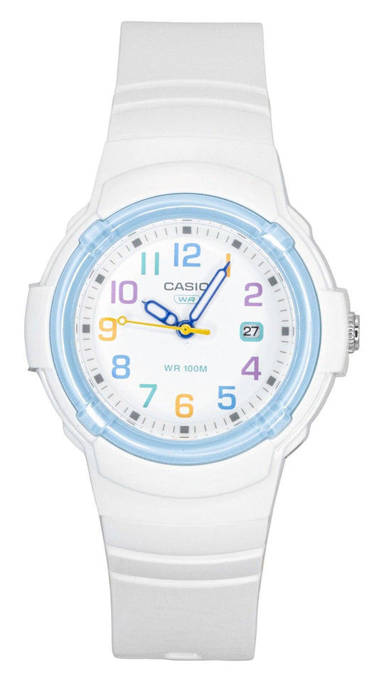 Casio Analog Bio-Based Resin Strap White Dial Quarz LX-800H-7A2V 100M Damenuhr